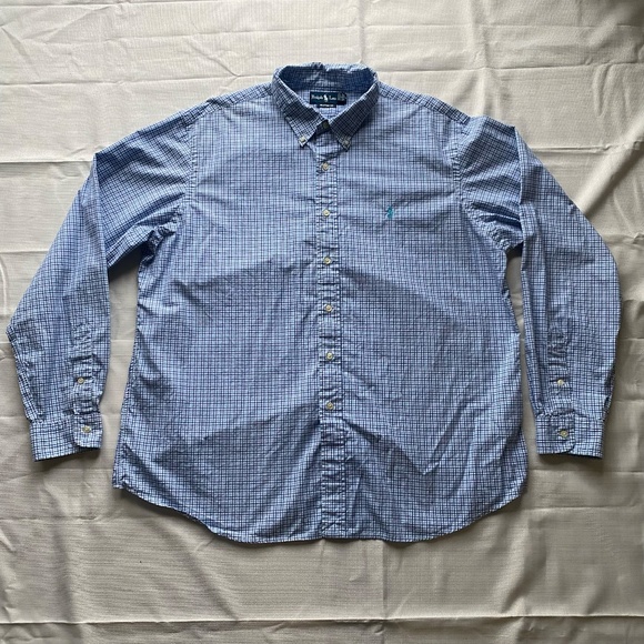 Ralph Lauren Custom Fit Plaid Long Sleeve Button‎ Down Shirt - Picture 2 of 8